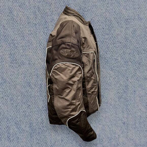 Joe Rocket Ballistic Series Motorcycle Riding Jacket – Men’s XL, Black and Gray - Picture 3 of 7
